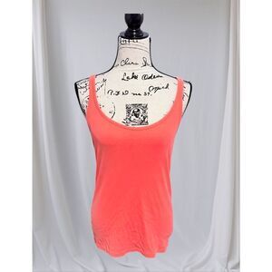 Gap Women’s Size Medium The Essential Tee Coral Pink  Sleeveless Tank Top Shirt